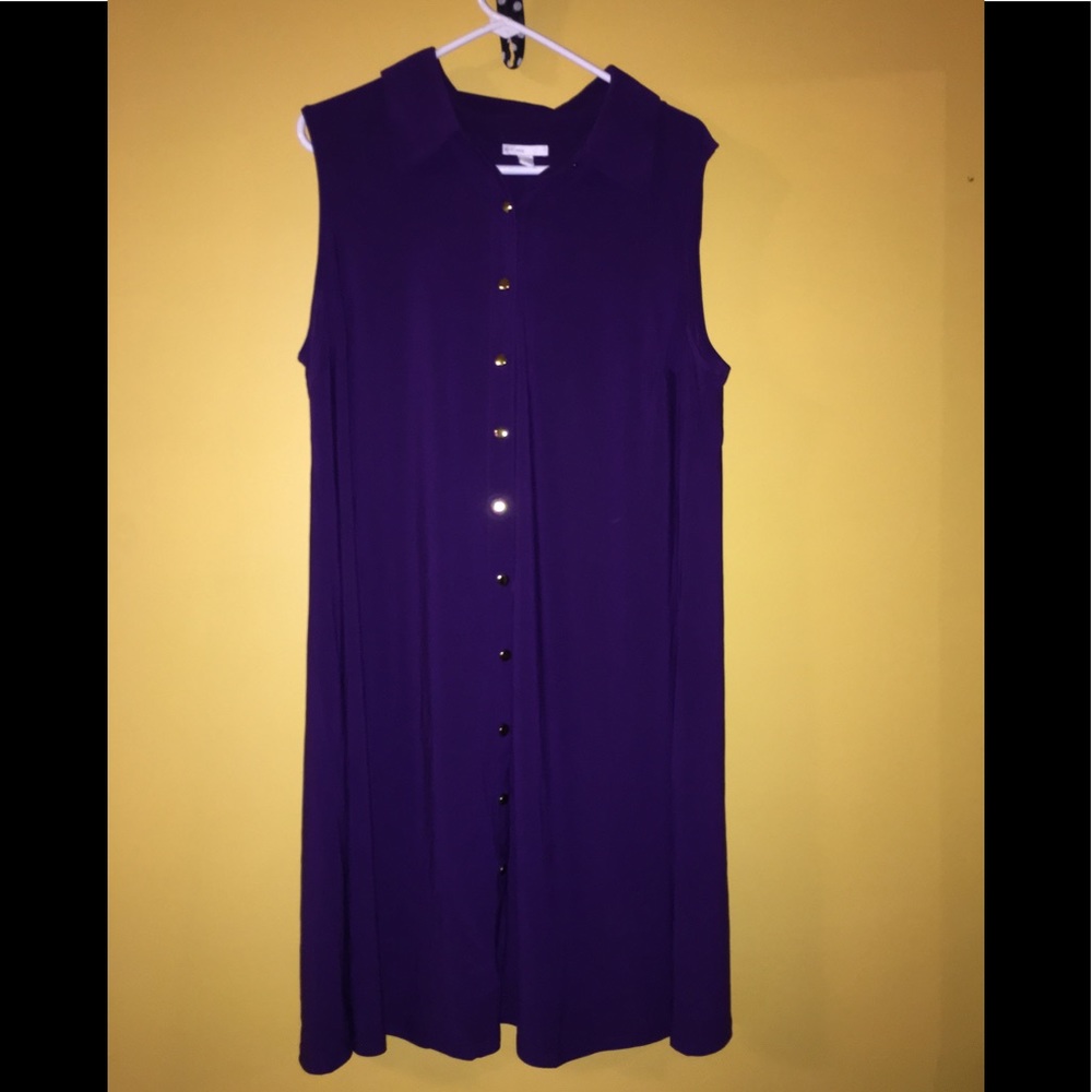 Women’s Cato button up dress Purple size 18 20W